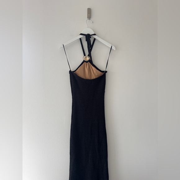 JLUXLABEL Overseas Halter Black Maxi Dress XS - Picture 10 of 11
